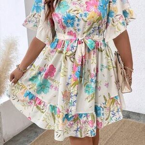 Floral Print Women's Dress